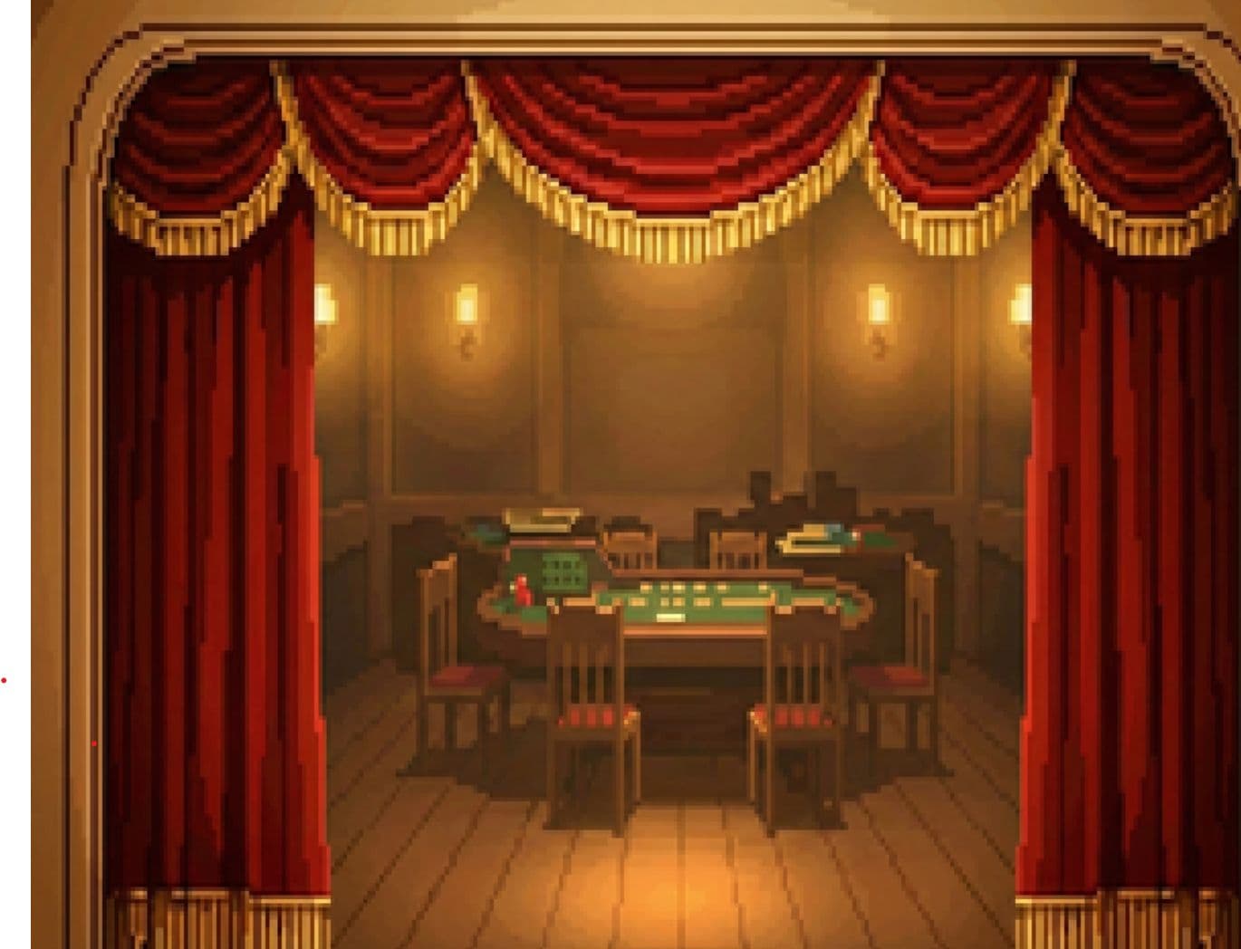 Christmas Blackjack UI and systems scene